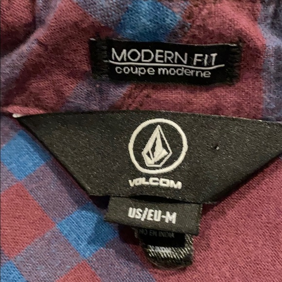 Volcom Men’s Long Sleeve Button Down Size medium - Picture 8 of 10